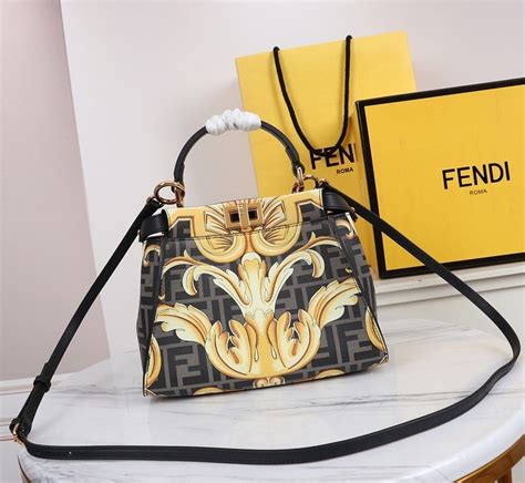 fendi versace collaboration|fendi versace peekaboo.